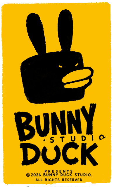 Bunny Duck Studio rabbit artwork